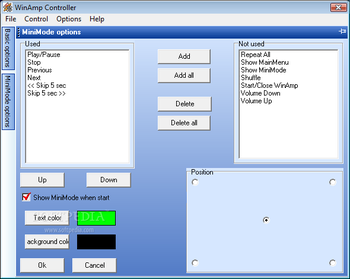 WinAmp Controller screenshot 3