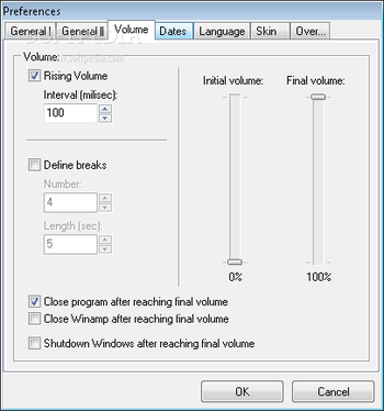 Winamp Wecker screenshot 4
