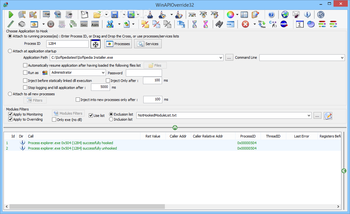 WinAPIOverride screenshot