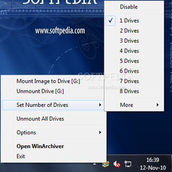 WinArchiver Virtual Drive screenshot