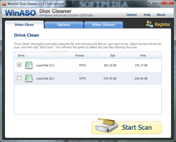 WinASO Disk Cleaner screenshot