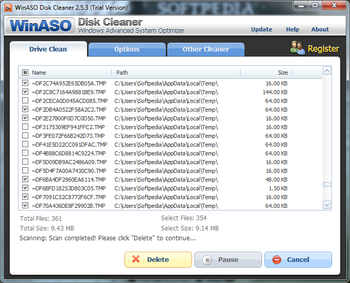 WinASO Disk Cleaner screenshot 2