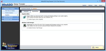 WinASO EasyTweak screenshot 4