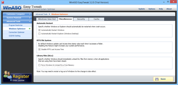 WinASO EasyTweak screenshot 8