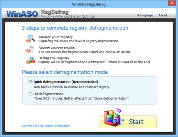 WinASO Registry Optimizer screenshot 11