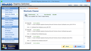 WinASO Registry Optimizer screenshot 8