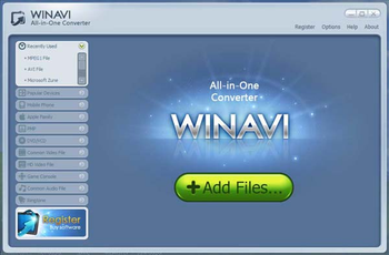 WinAVI All-In-One Converter screenshot