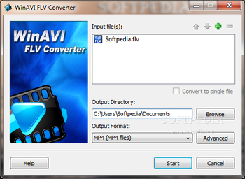 WinAVI FLV Converter screenshot 2