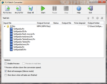 WinAVI FLV Converter screenshot 7