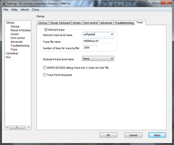 WinaXe Windows X Server screenshot 16