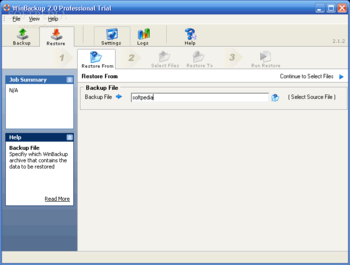 WinBackup Professional screenshot 2