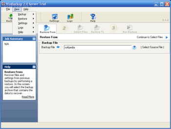 WinBackup Server screenshot 2