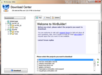 WinBuilder screenshot