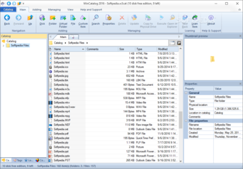 WinCatalog screenshot