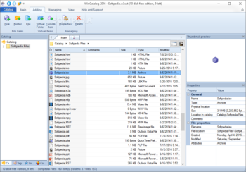 WinCatalog screenshot 3