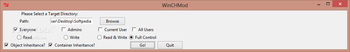WinCHMod screenshot
