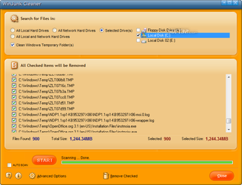 WinCleaner OneClick Professional Clean screenshot 4