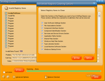 WinCleaner OneClick Professional Clean screenshot 7