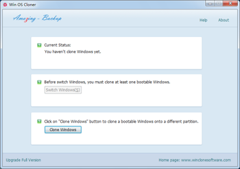 WinClone screenshot