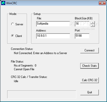 WinCRC screenshot