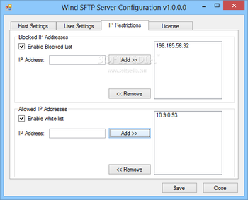 Wind SFTP Server screenshot 3