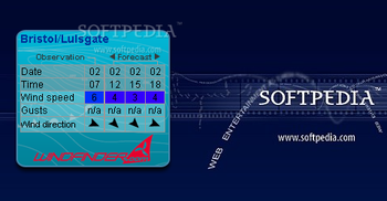 Windfinder Vista Gadget screenshot