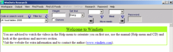 WinDiets screenshot