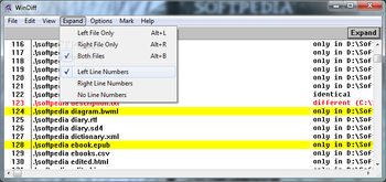 WinDiff screenshot 5