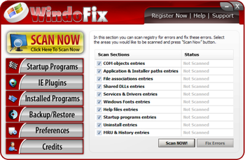 WindoFix screenshot