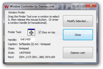 Window Controller screenshot