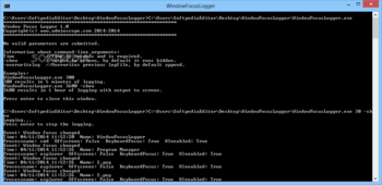 Window Focus Logger screenshot 2