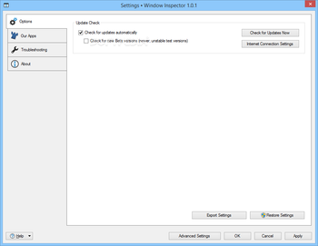 Window Inspector screenshot 2