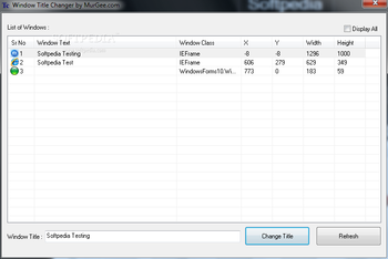 Window Title Changer screenshot