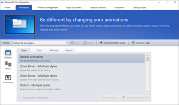 WindowFX screenshot 2