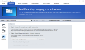 WindowFX screenshot 3