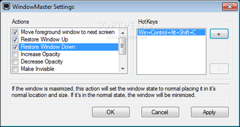 WindowMaster screenshot