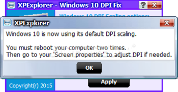 Windows 10 DPI Fix screenshot 2