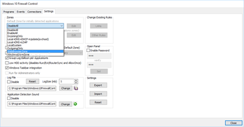 Windows 10 Firewall Control Basic Edition screenshot 5