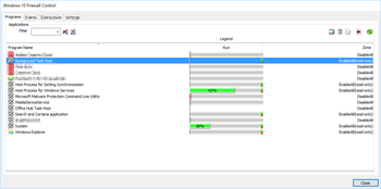 Windows 10 Firewall Control Free Edition screenshot 3