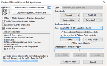 Windows 10 Firewall Control Plus screenshot 10