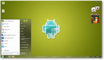 Windows 7 Android Theme screenshot 3