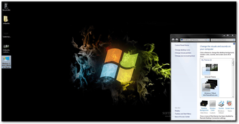 Windows 7 Black Windows Theme screenshot