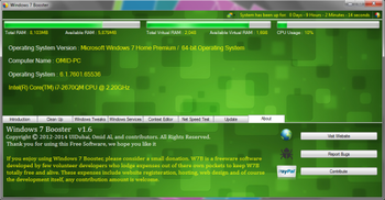 Windows 7 Booster screenshot 3