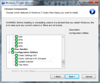 Windows 7 Codec Pack screenshot 5