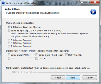 Windows 7 Codec Pack screenshot 7