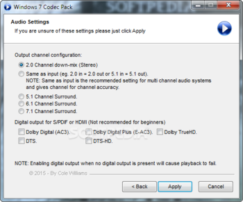 Windows 7 Codec Pack screenshot 9