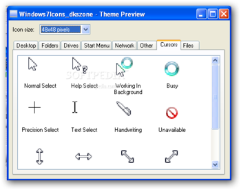 Windows 7 Icons for XP screenshot 2
