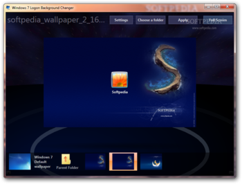 Windows 7 Logon Background Changer screenshot