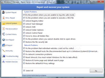 Windows 7 Manager screenshot 12