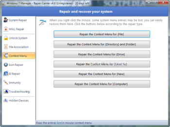 Windows 7 Manager screenshot 14
